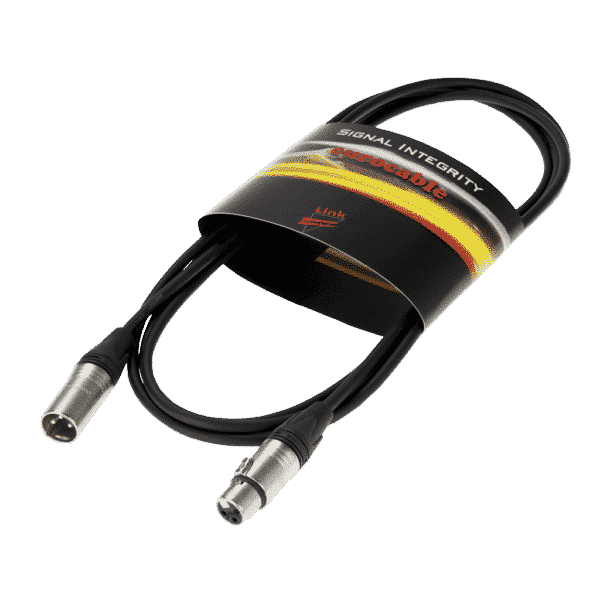 Image of Eurocable Microphone Cables with Neutrik XLR 3-pole Silver 'Canon' Connectors