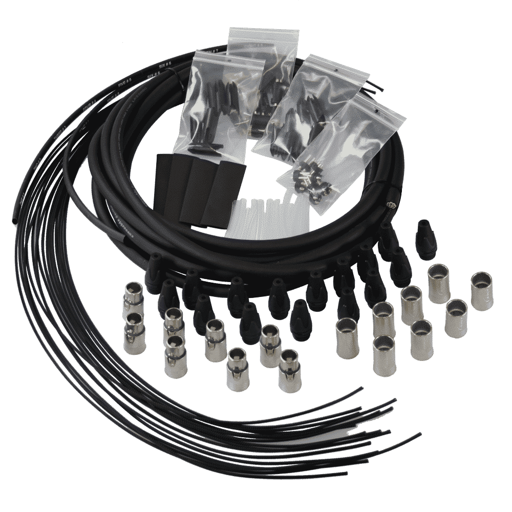 08ch Audio Extension Kit with 3 pole XLR Connectors