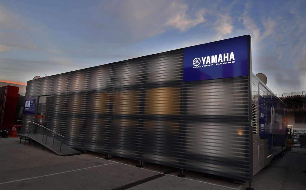 Image of Yamaha Motor Racing hospitality building